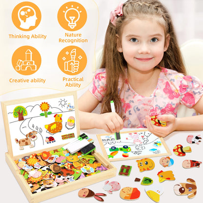 Montessori Magnetic Circus Board