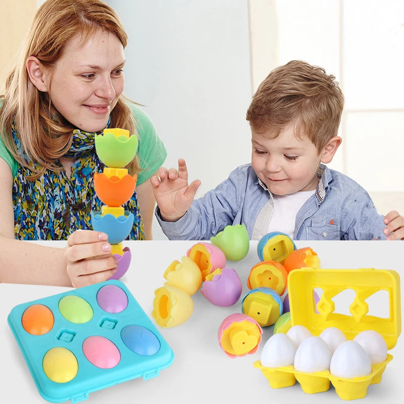 Montessori Geometric Eggs