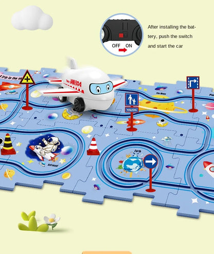 PuzzleRacer™ Kids Car Track Set