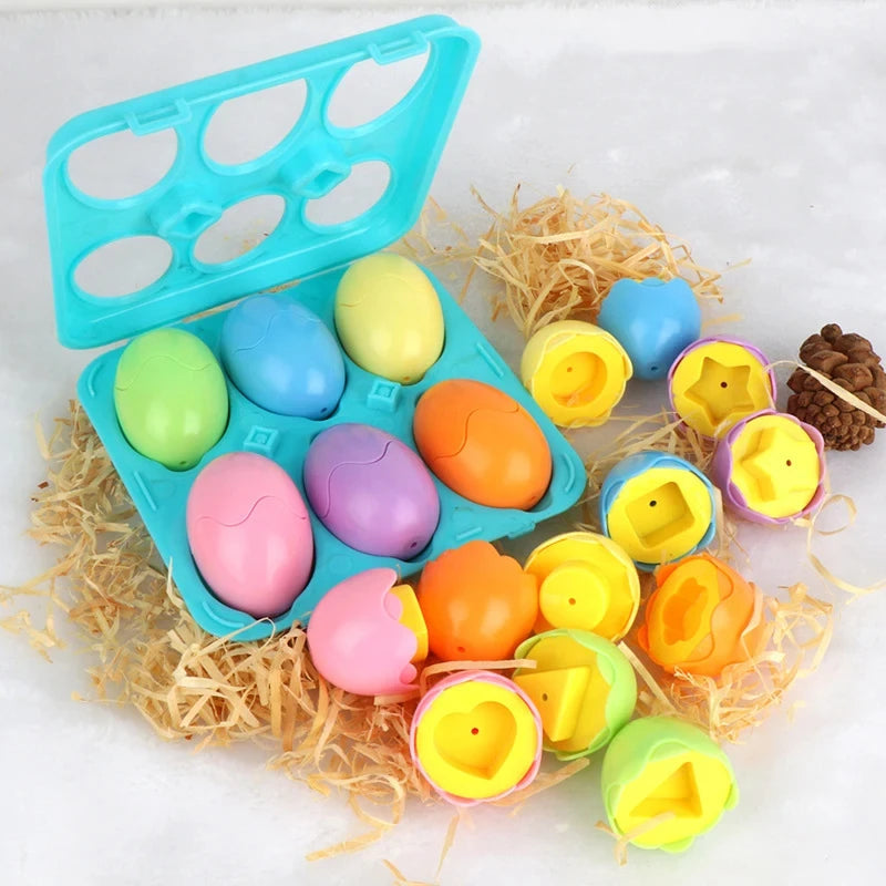 Montessori Geometric Eggs