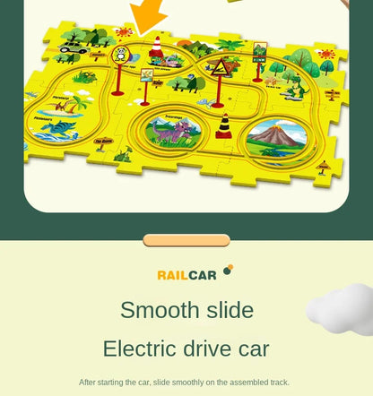 PuzzleRacer™ Kids Car Track Set