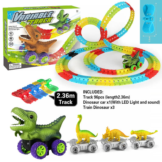 Dinosaur Track Cars For Boy