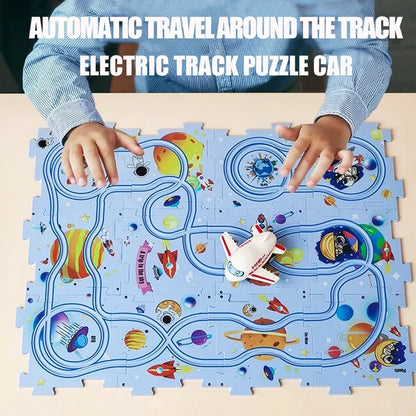 PuzzleRacer™ Kids Car Track Set