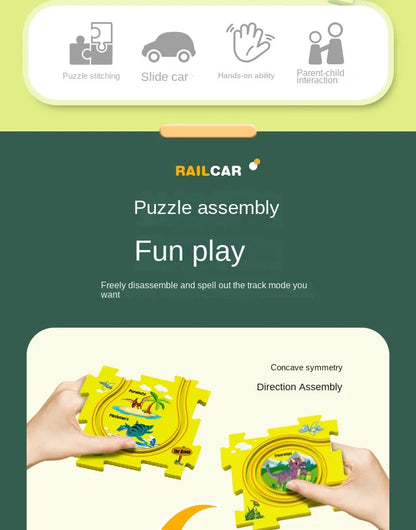 PuzzleRacer™ Kids Car Track Set