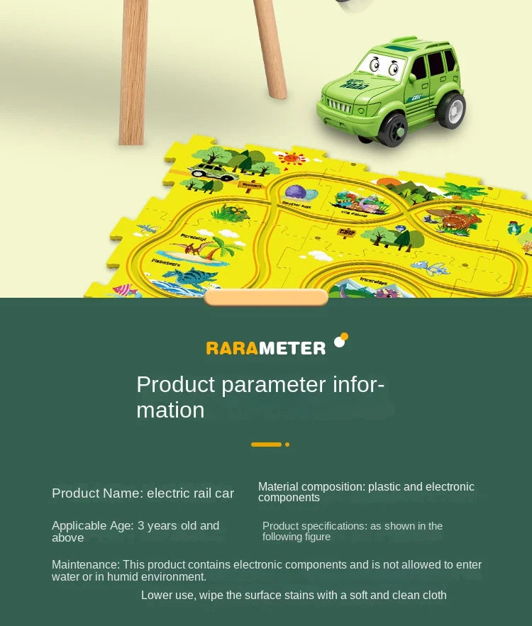 PuzzleRacer™ Kids Car Track Set