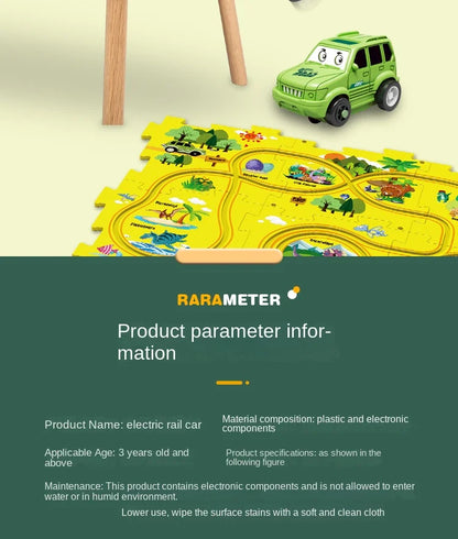 PuzzleRacer™ Kids Car Track Set
