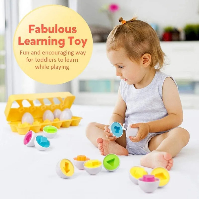 Montessori Geometric Eggs