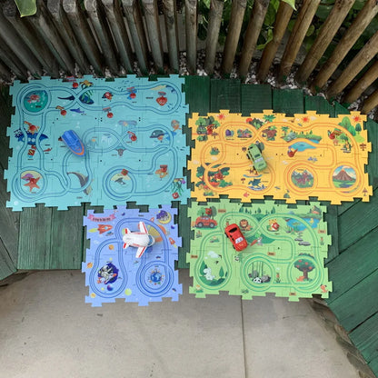 PuzzleRacer™ Kids Car Track Set