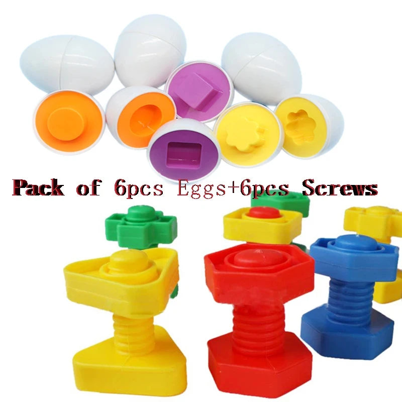 Montessori Geometric Eggs