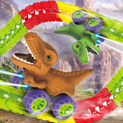 Dinosaur Track Cars For Boy