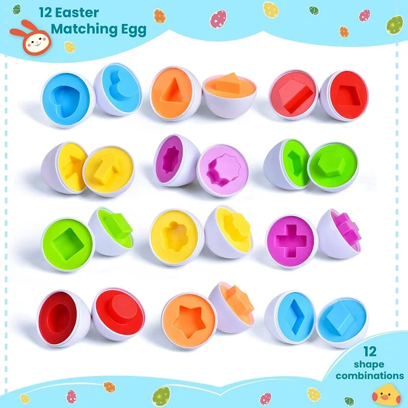 Montessori Geometric Eggs