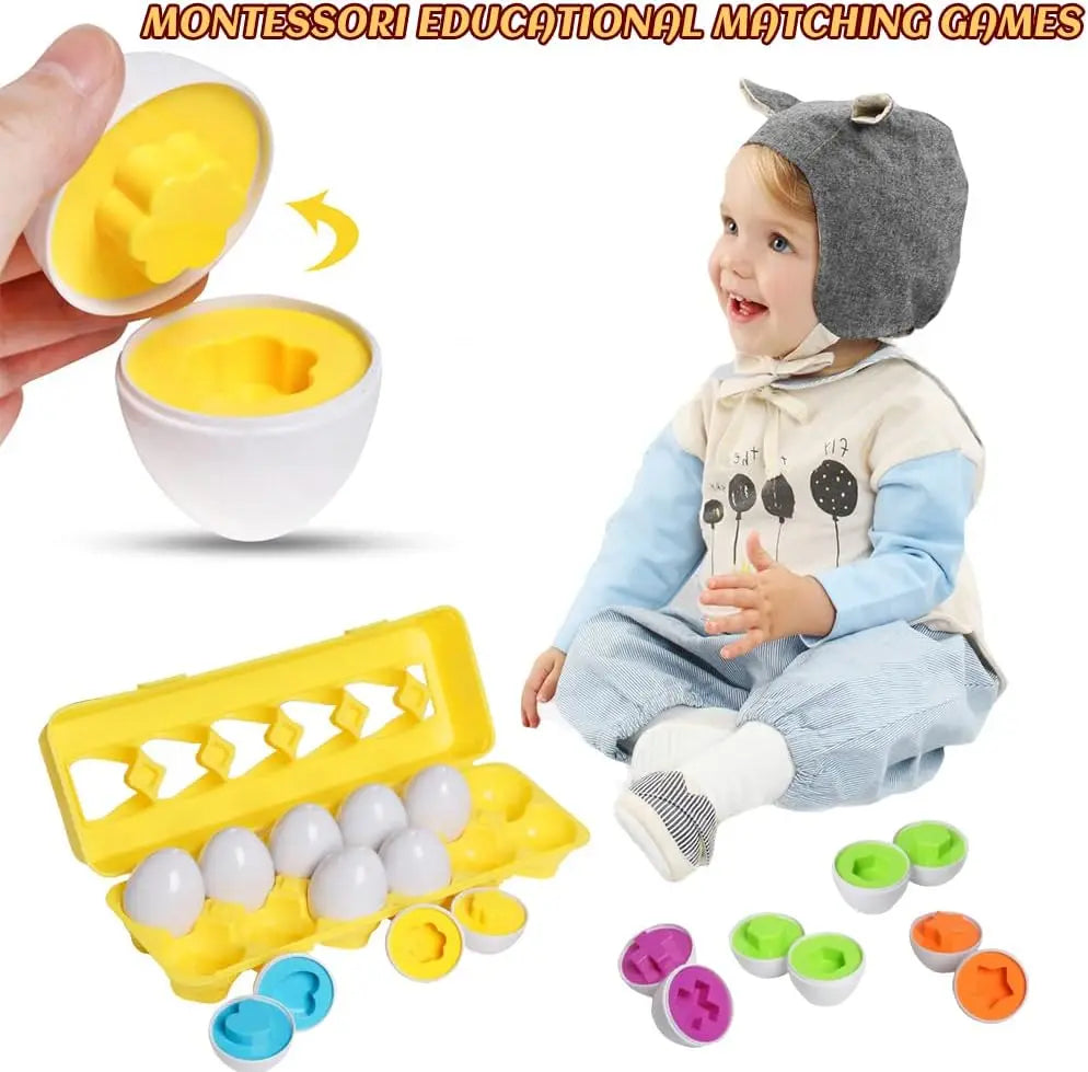 Montessori Geometric Eggs